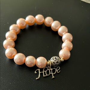 Large beads  pink Bracelet
